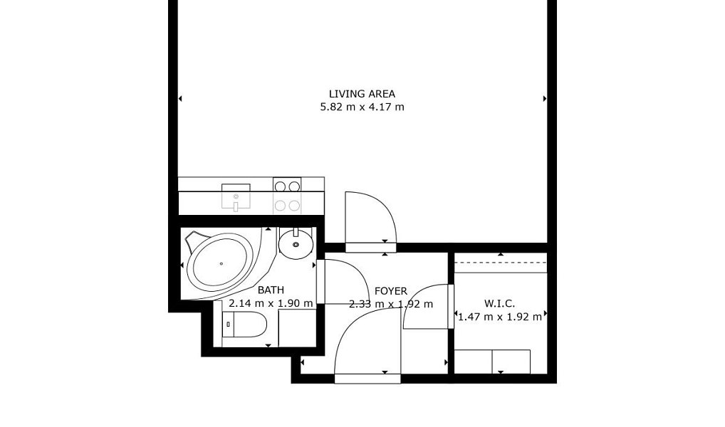 Pronájem bytu 1+kk 33 m², Praha – náhled fotky 14