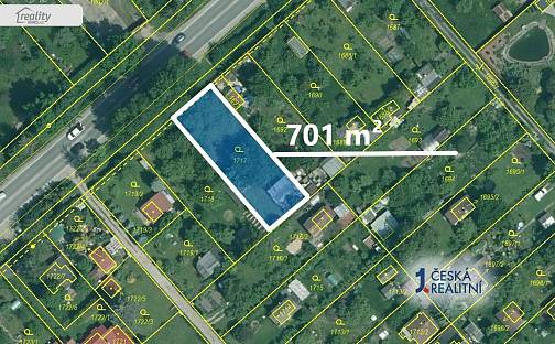 Prodej stavebního pozemku 701 m², Litvínovická, České Budějovice - České Budějovice 2