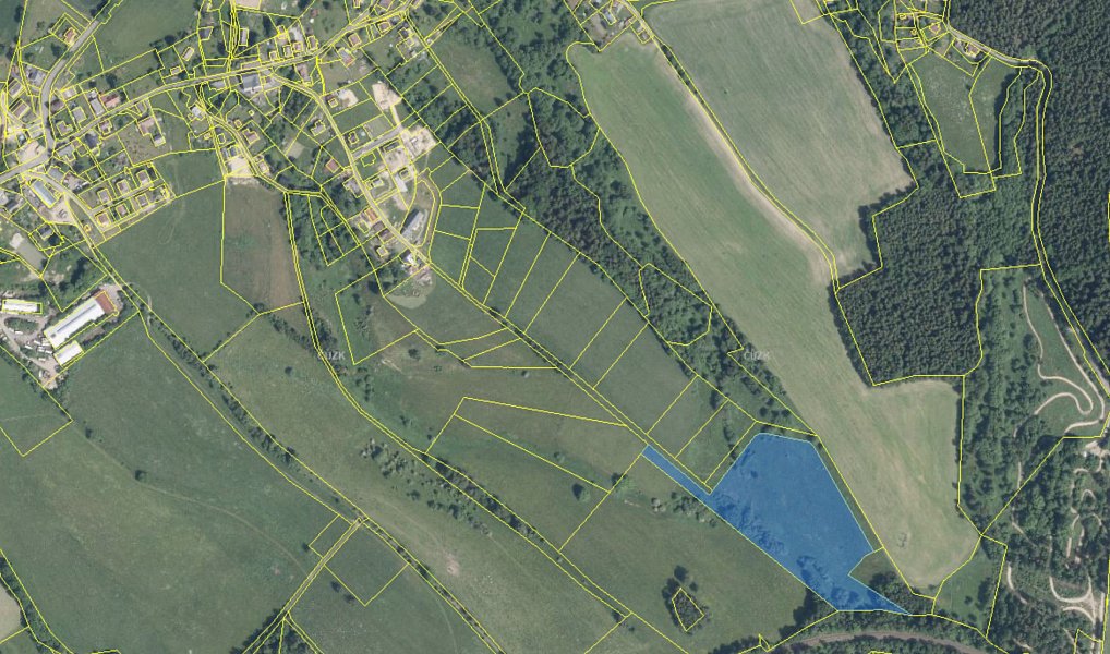 Prodej louky 28 552 m², Rádlo – náhled fotky 3