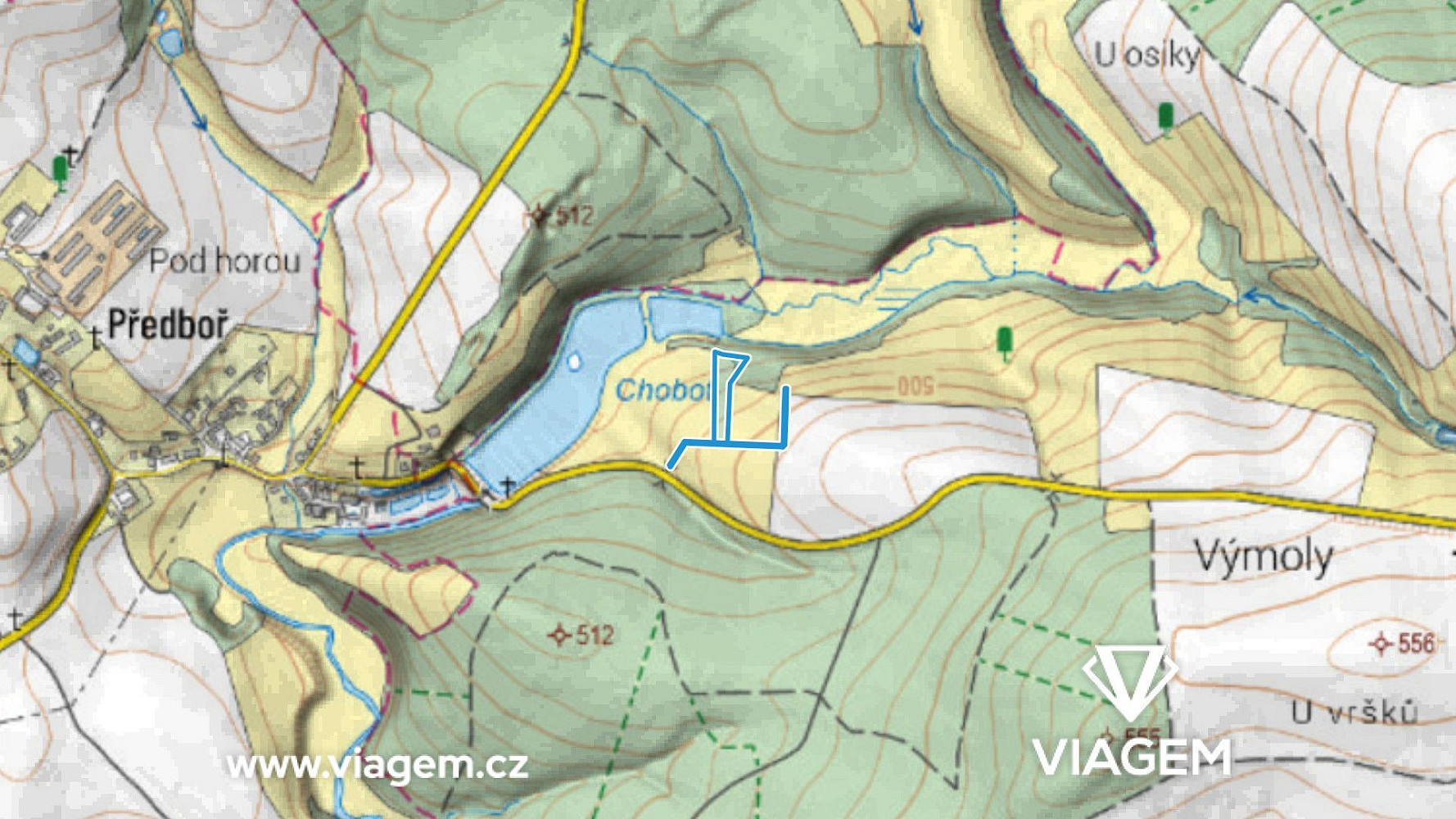 Prodej pole 613 m²