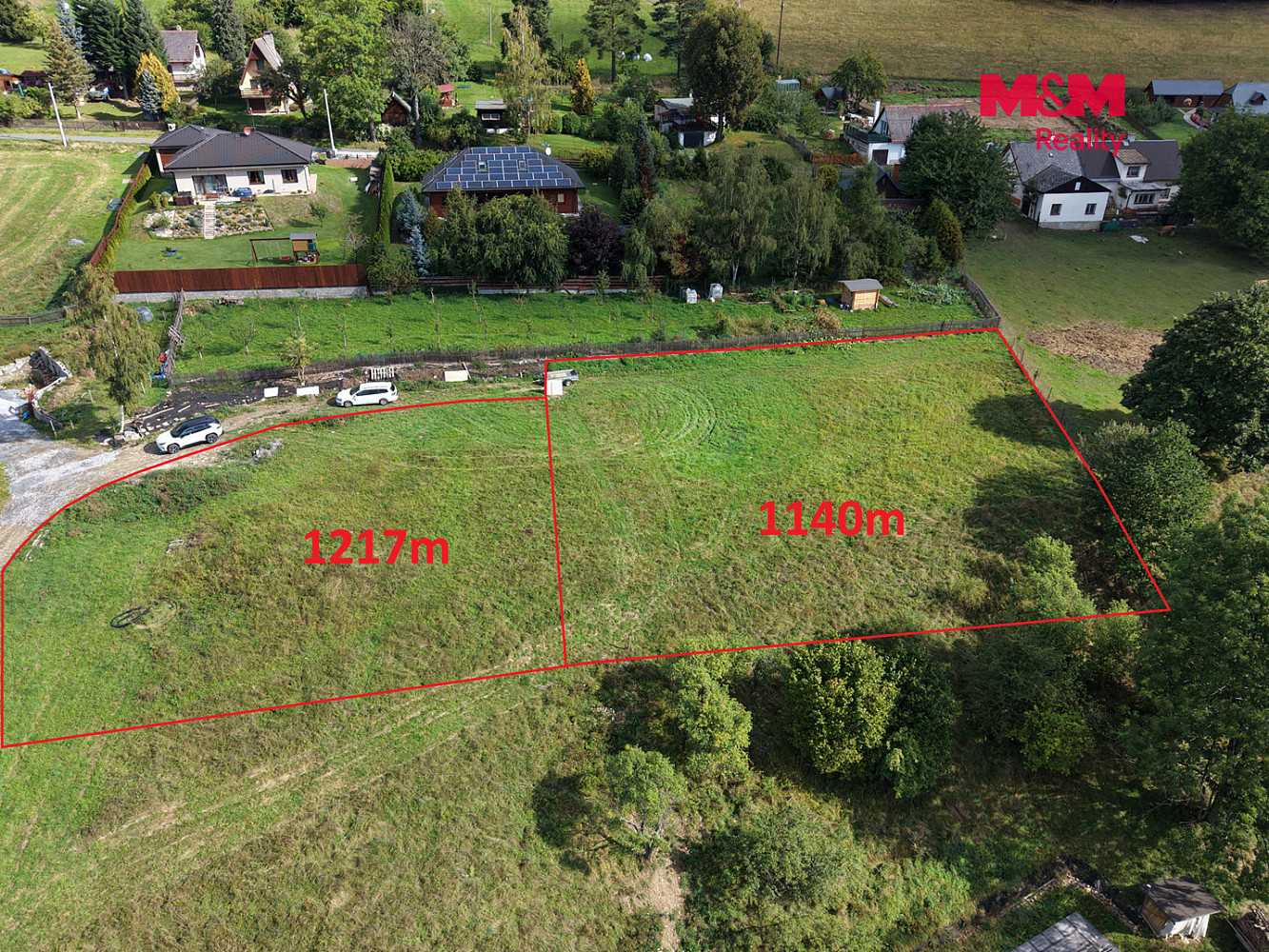 Prodej stavebního pozemku 1 140 m² – fotografie 2