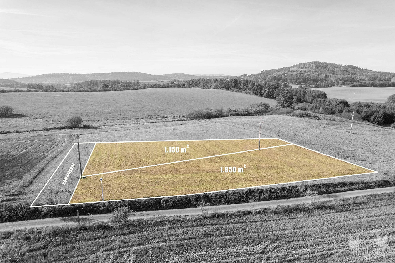 Prodej stavebního pozemku 1 150 m² – fotografie 2
