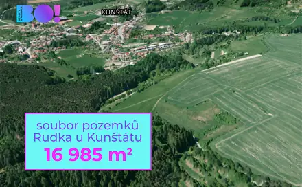 Prodej pole 16 985 m², Kunštát, okres Blansko