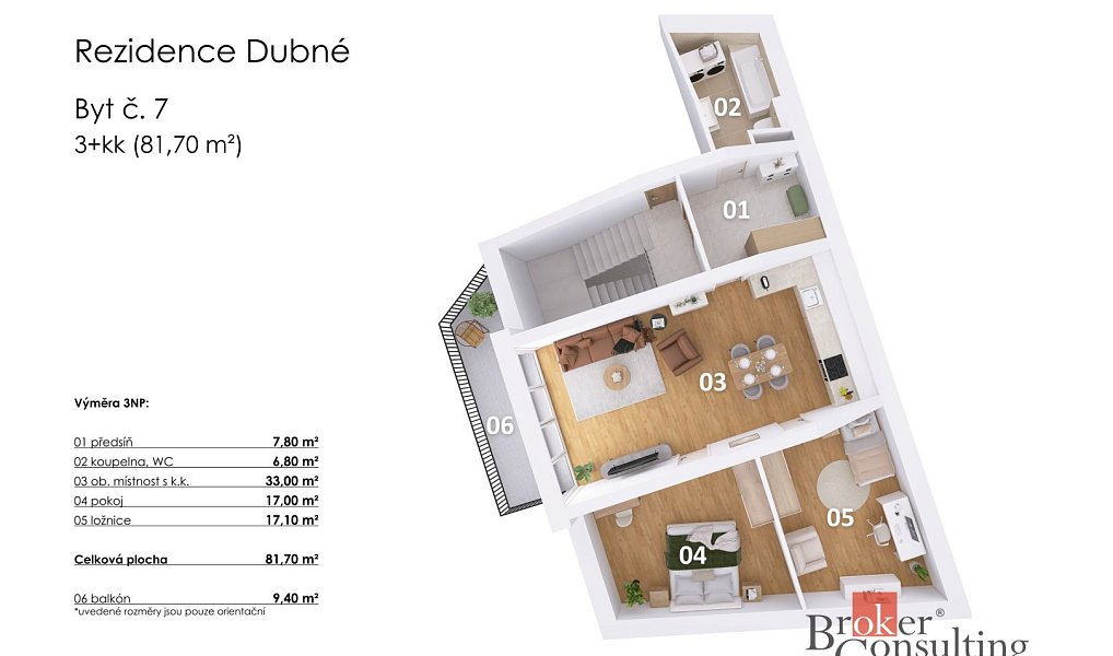 Prodej bytu 3+kk 82 m², Dubné – náhled fotky 2