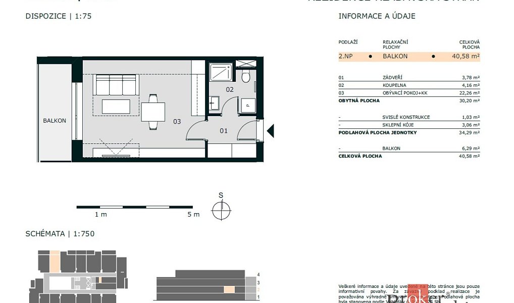 Prodej bytu 1+kk 41 m², Rokycany – náhled fotky 5