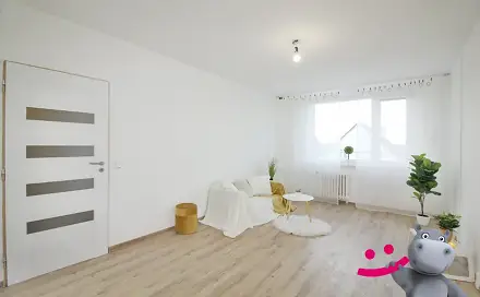 Pronájem bytu 2+kk 43 m², Za Humny, Lužec nad Vltavou, okres Mělník