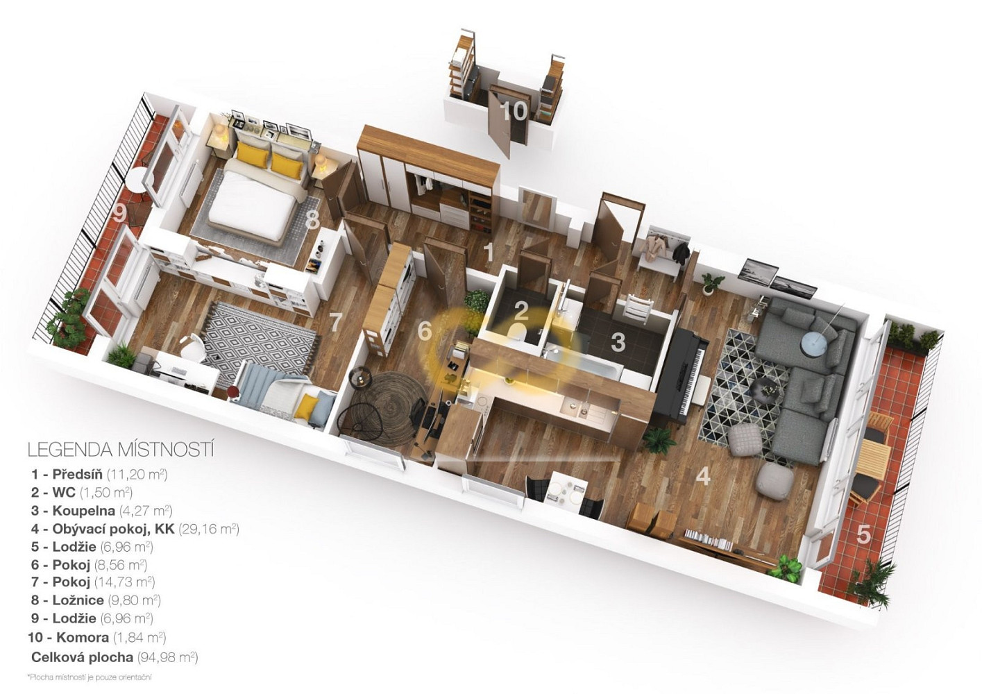 Prodej bytu 4+kk 94 m² – fotografie 4