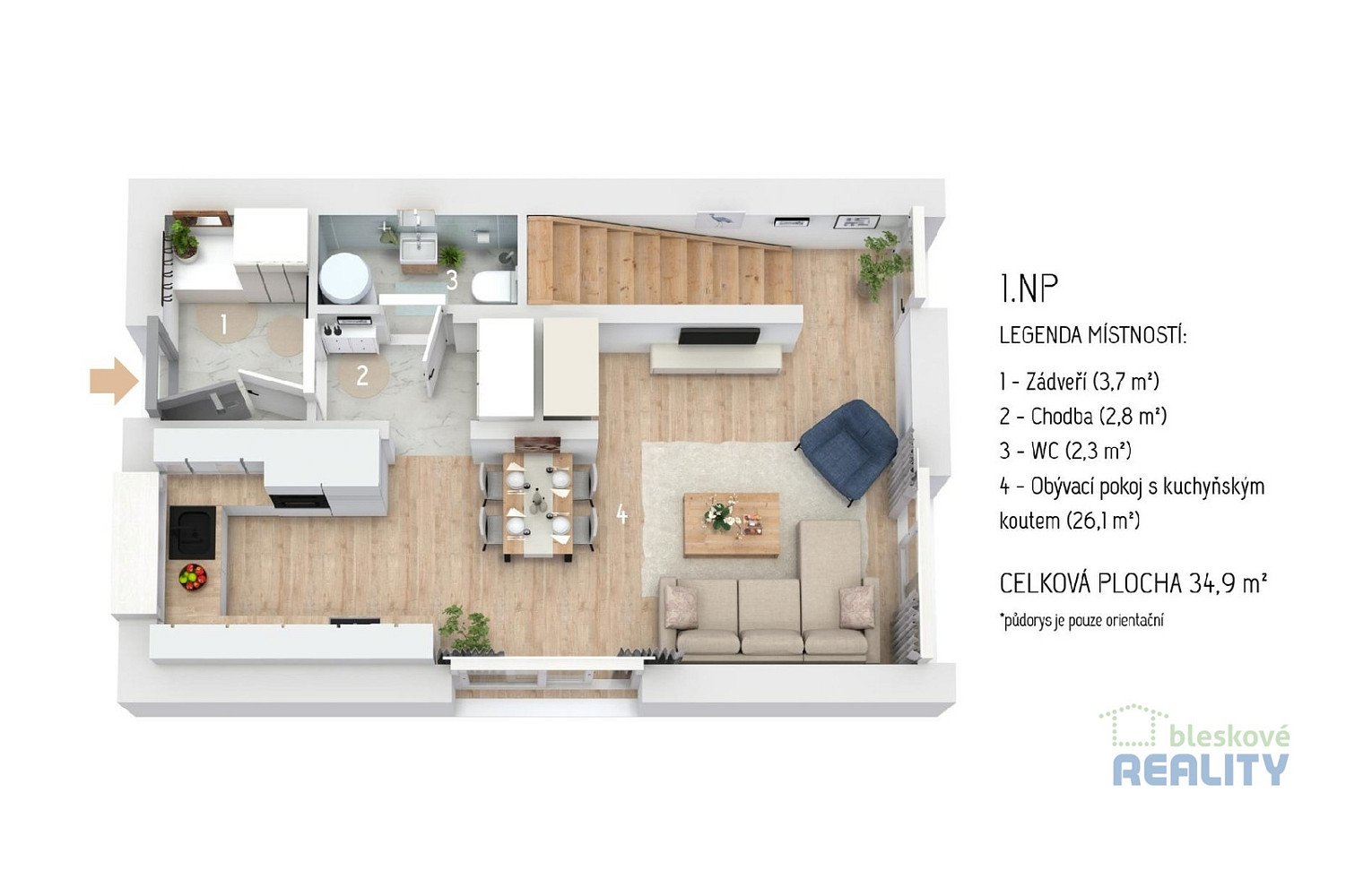 Prodej domu 71 m² s pozemkem 229 m² – fotografie 5