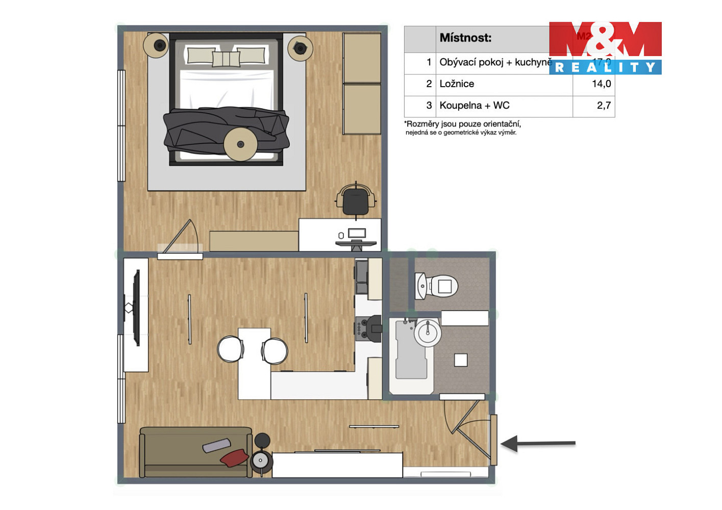 Prodej bytu 1+1 34 m² – fotografie 5
