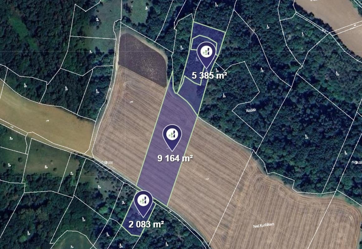 Prodej pole 16 632 m²