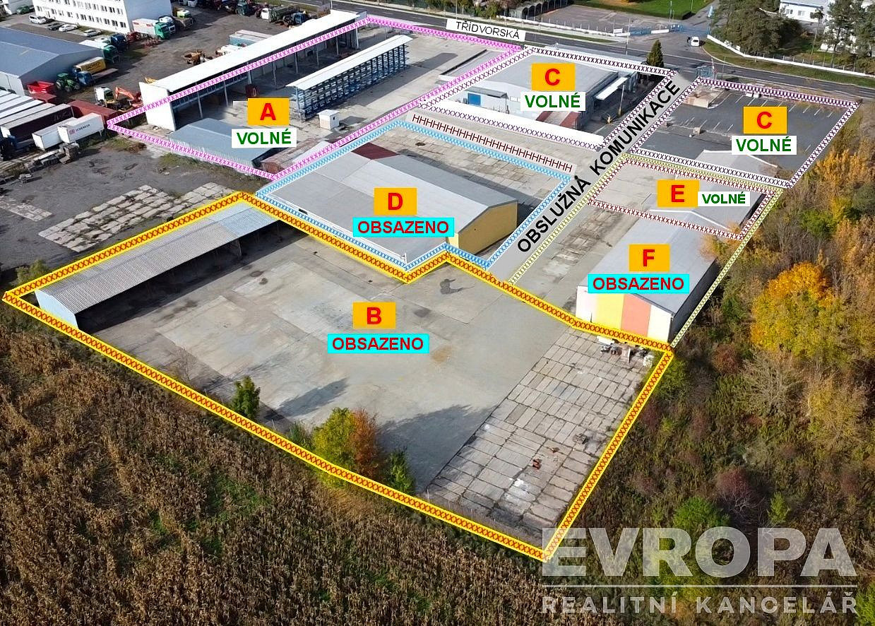 Pronájem výrobních prostor 8 400 m²