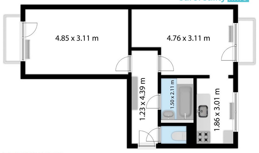 Prodej bytu 2+1 42 m², Milovice – náhled fotky 19