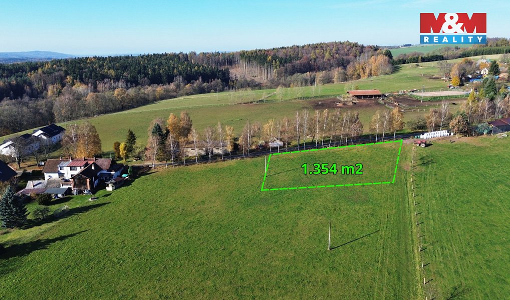 Prodej stavebního pozemku 1 354 m², Úhlejov – náhled fotky 2
