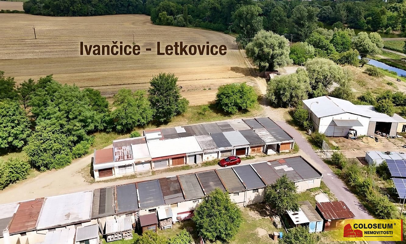 Ivančice - Letkovice, garáž 22 m2, řadová, možnost zavedení elektřiny - garáž – fotografie 4