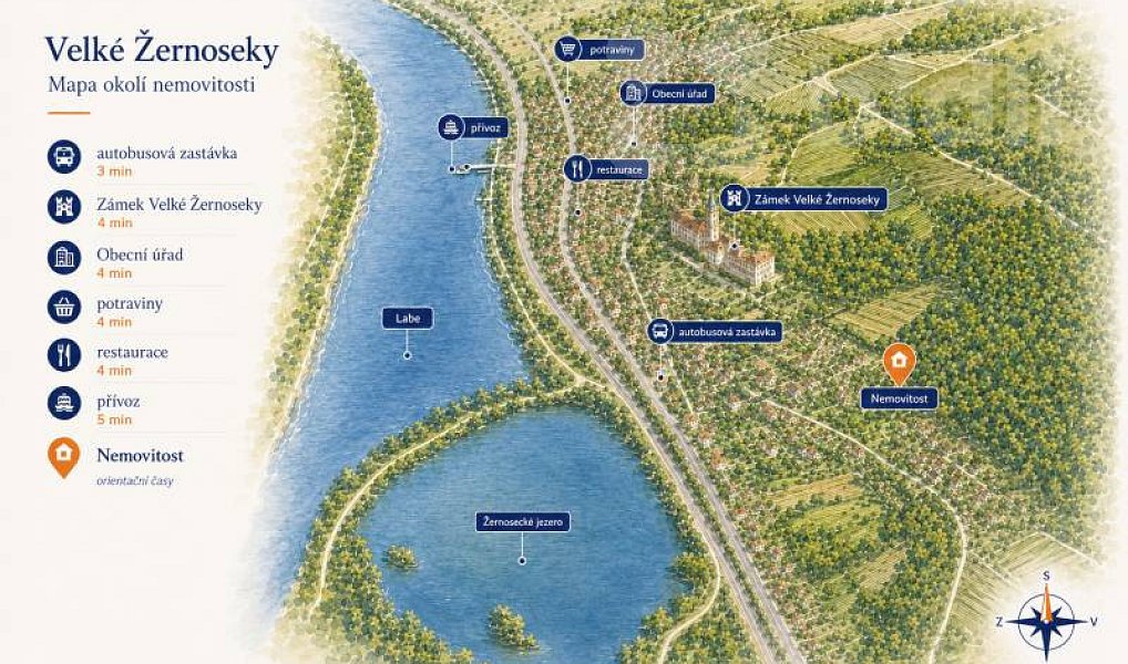 Prodej chaty/chalupy 40 m² s pozemkem 1 344 m², Velké Žernoseky – náhled fotky 10