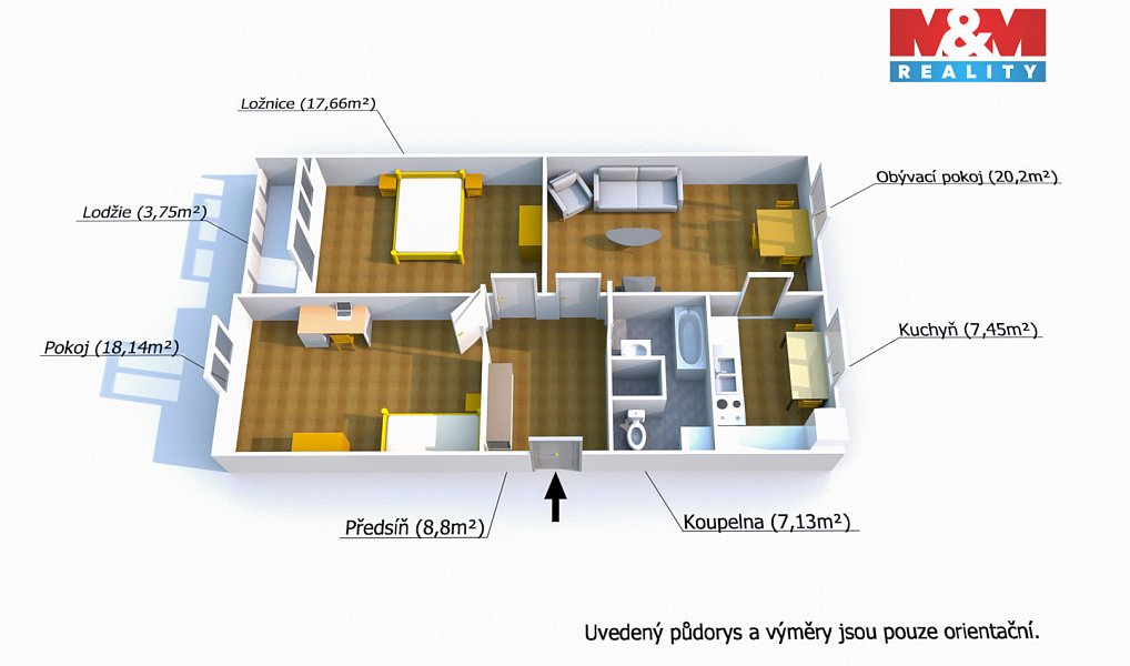 Prodej bytu 3+1 83 m², Dobřany – náhled fotky 7