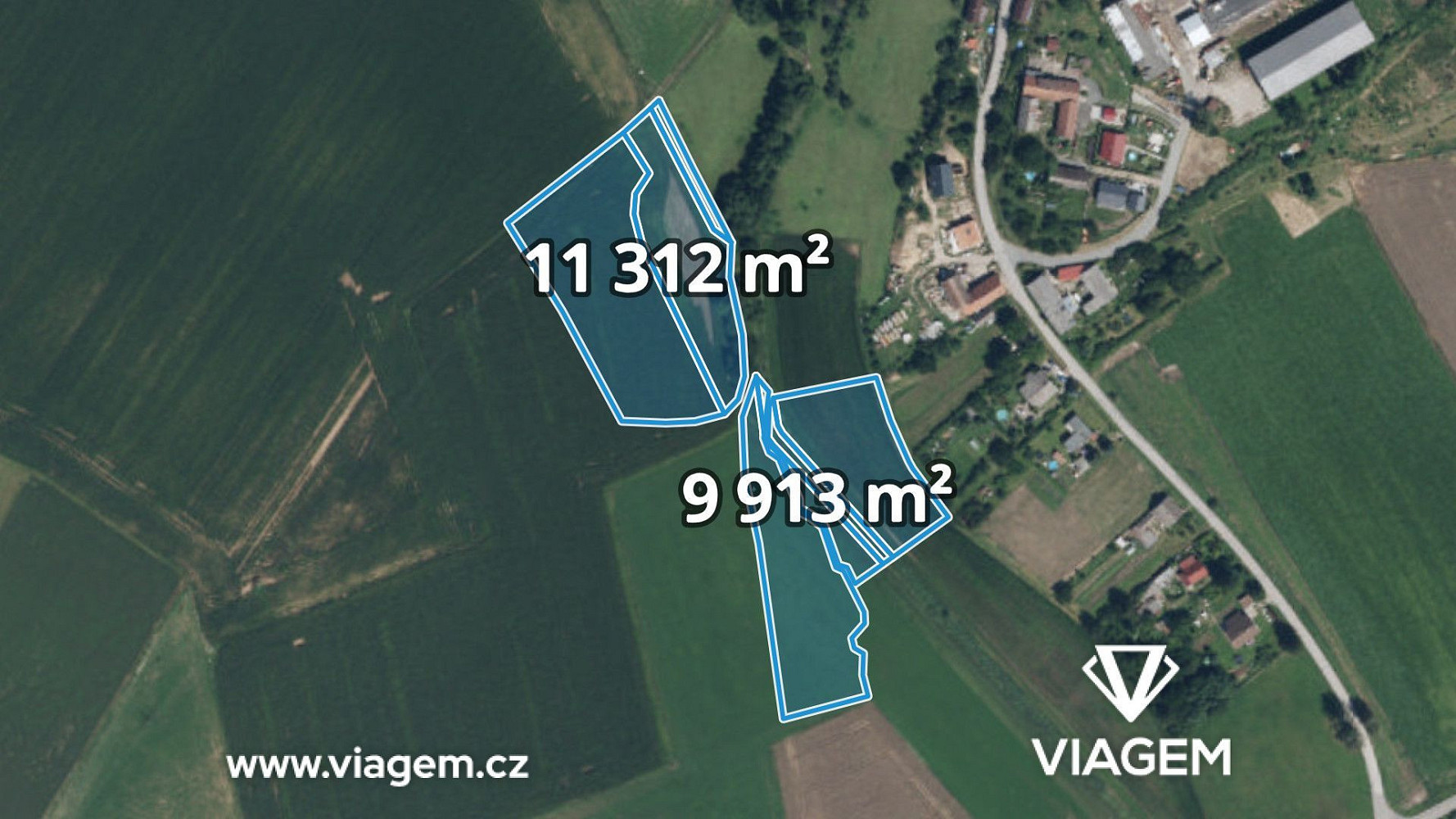 Prodej pole 884 m²