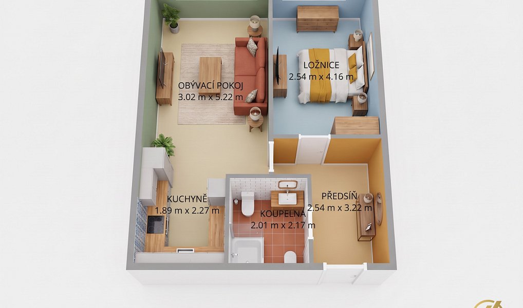 Prodej bytu 2+kk 45 m², Mladá Boleslav – náhled fotky 12