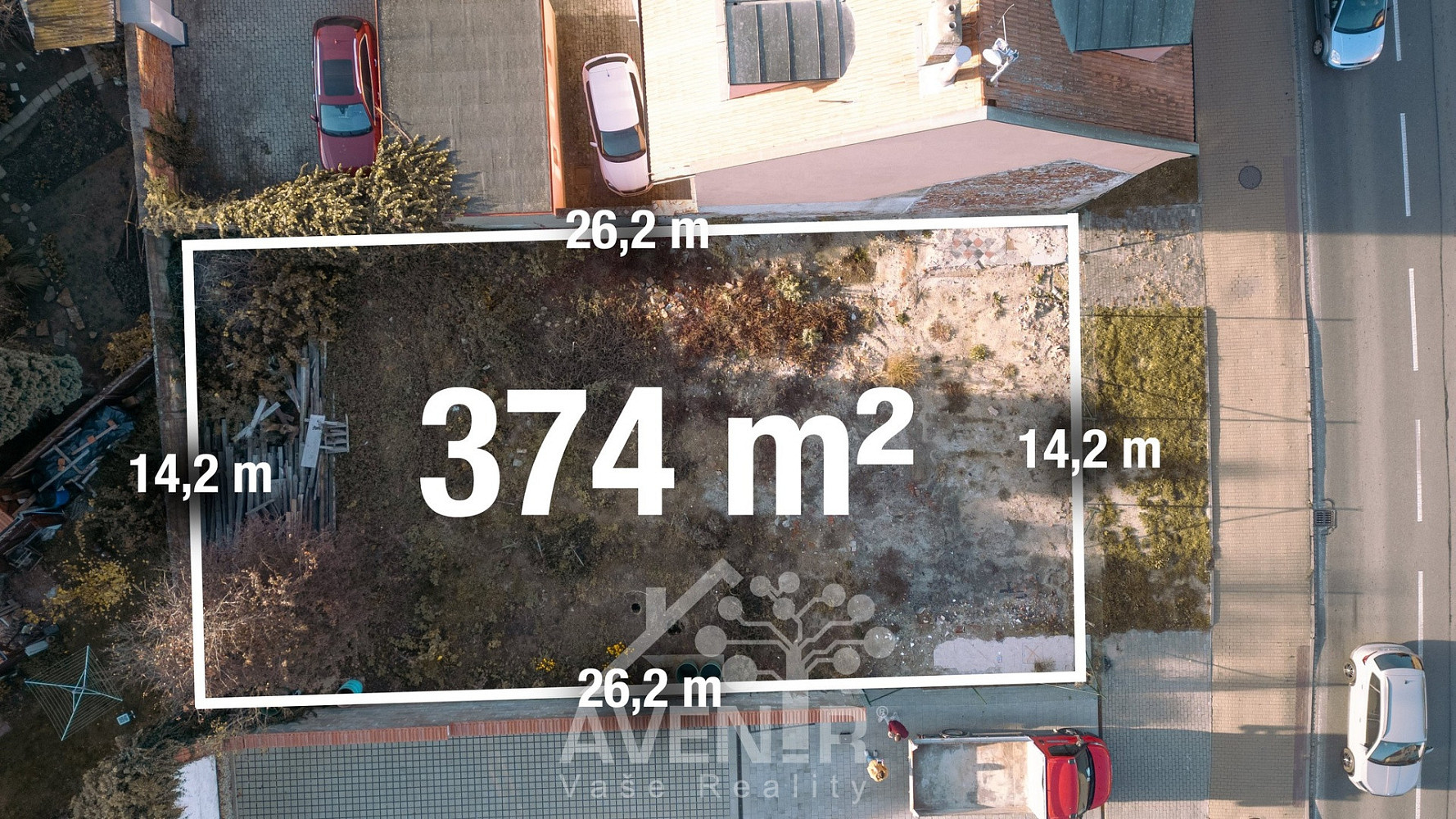 Prodej stavebního pozemku 374 m² – fotografie 4