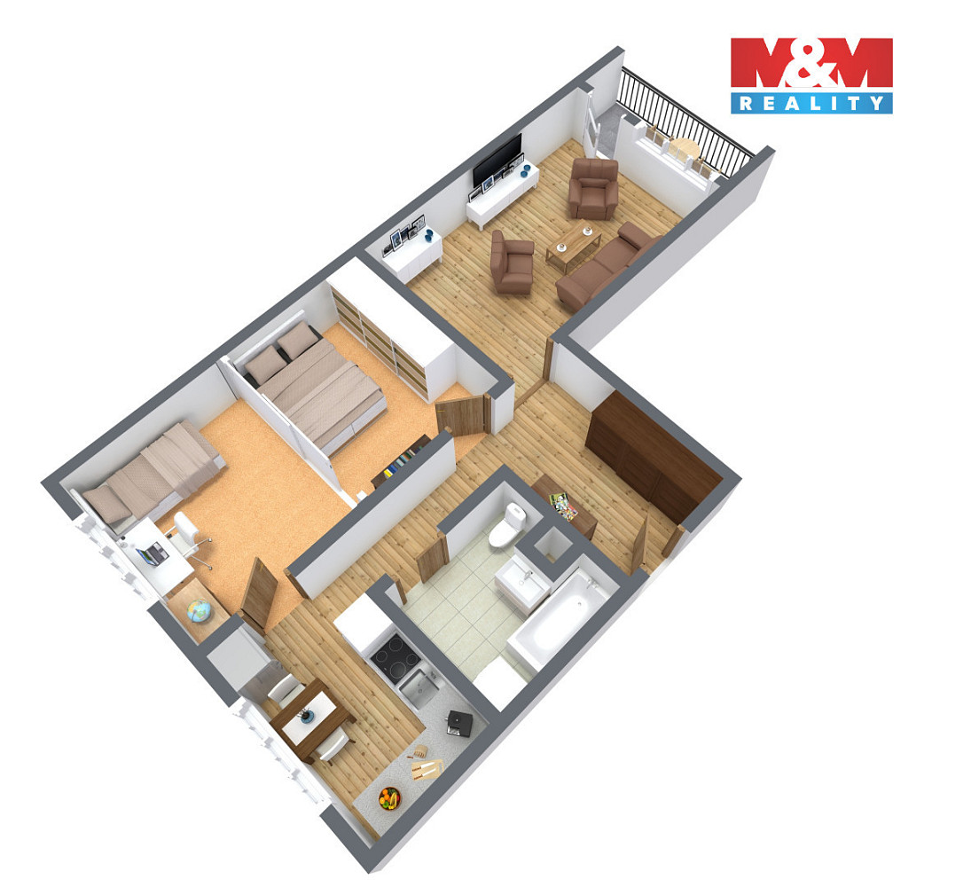 Prodej bytu 2+1 68 m² — photo 4