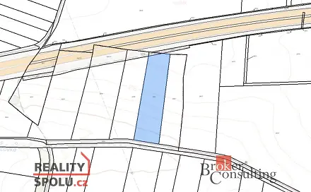 Prodej pole 4 499 m², Sány, okres Nymburk