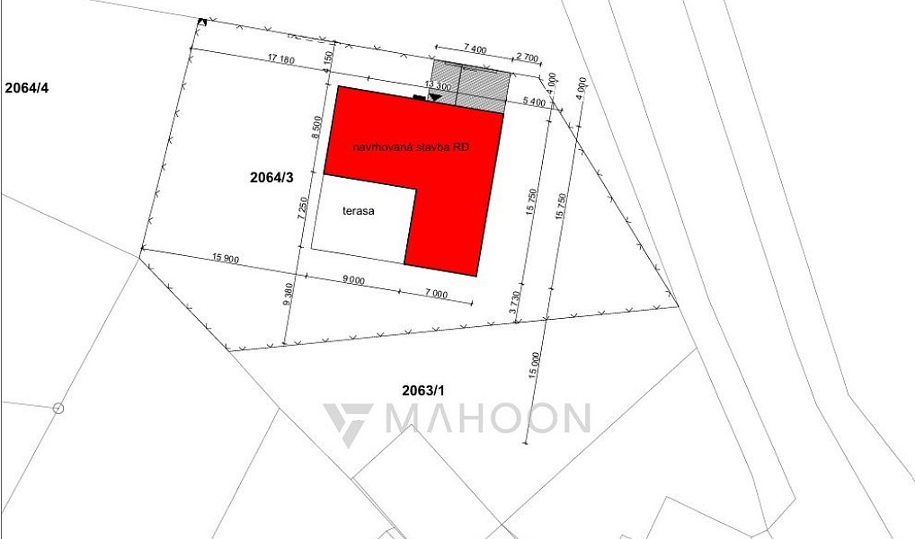 Prodej stavebního pozemku 1 131 m², Příbram – náhled fotky 2