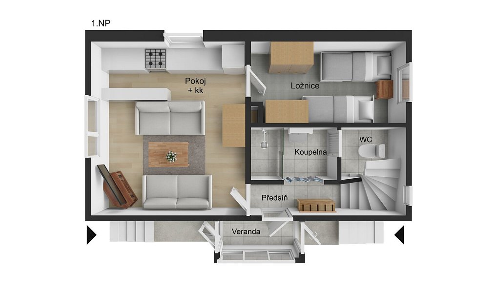 Prodej chaty/chalupy 64 m² s pozemkem 457 m², Chlumčany – náhled fotky 24
