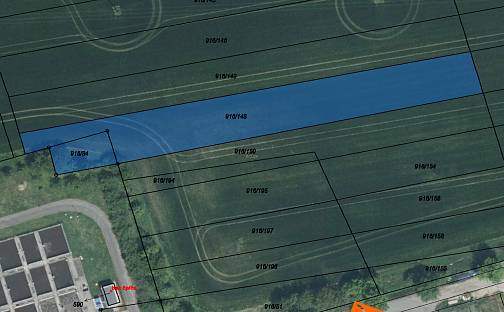 Prodej komerčního pozemku 562 m², Tečovice, okres Zlín