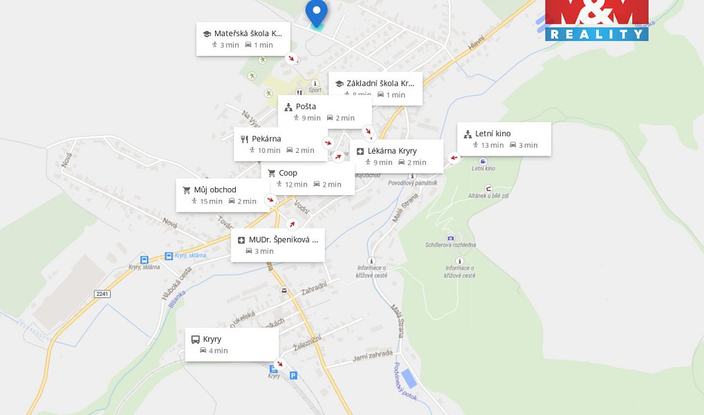 Prodej stavebního pozemku 900 m², Kryry – náhled fotky 7