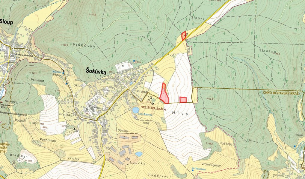 Prodej pole 13 118 m², Šošůvka – náhled fotky 3