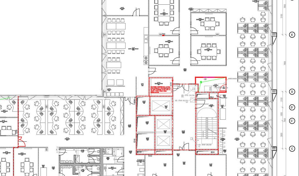 Pronájem kanceláře 876 m², Praha – náhled fotky 3