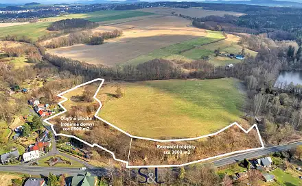 Prodej stavebního pozemku 12 687 m², Jiříkov, okres Děčín