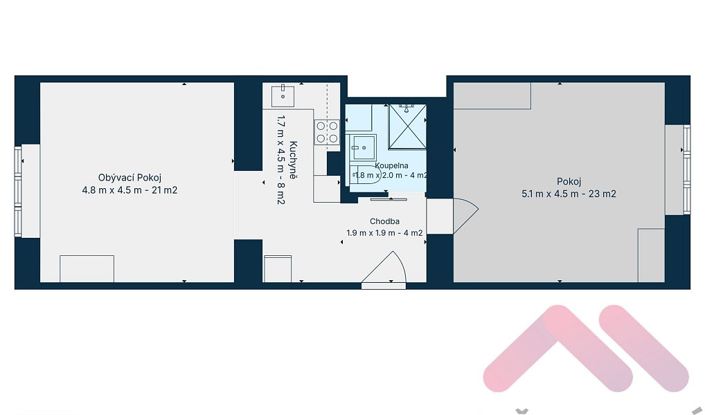 Prodej bytu 2+kk 60 m², Praha – náhled fotky 19