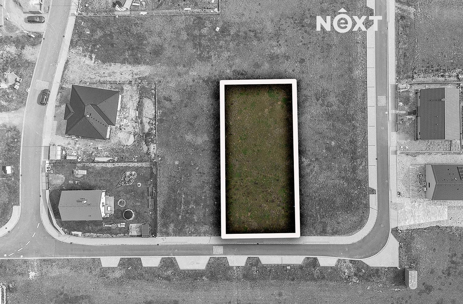 Prodej stavebního pozemku 911 m² – pohled 2