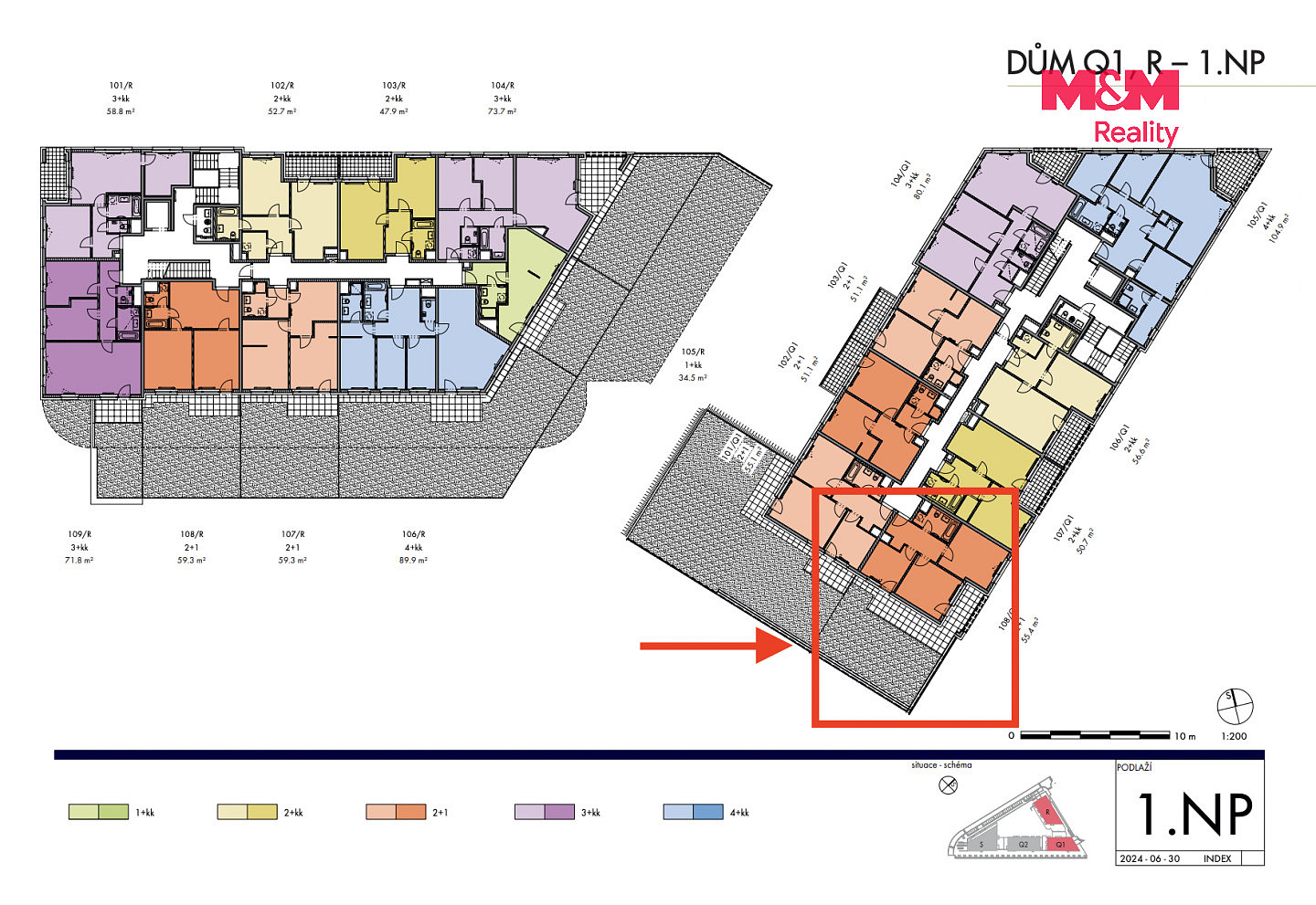Prodej bytu 2+1 55 m² – fotografie 3