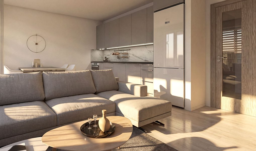 Prodej bytu 1+kk 42 m², Tuchoměřice – náhled fotky 4