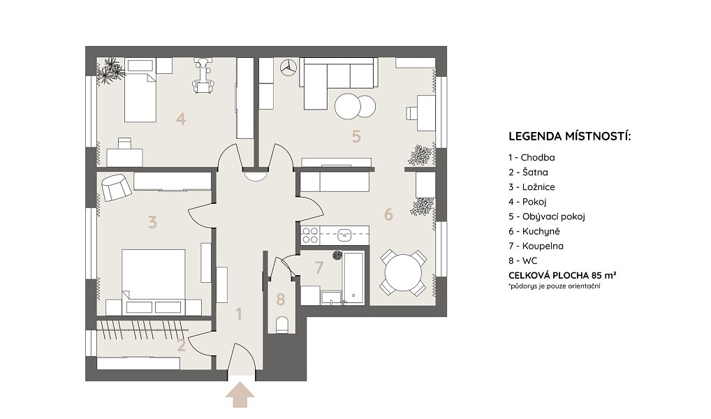 Prodej bytu 3+1 85 m², Plzeň – náhled fotky 11