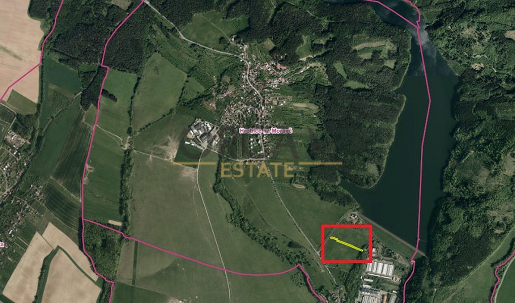 Prodej pole 2 279 m², Hrobice – náhled fotky 3
