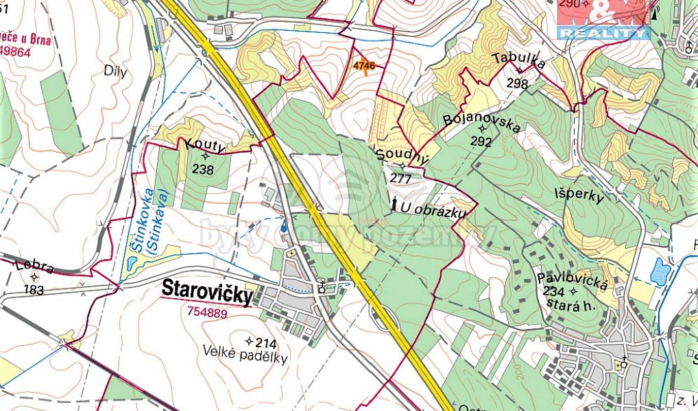 Prodej pole 1 571 m², Starovičky – náhled fotky 2