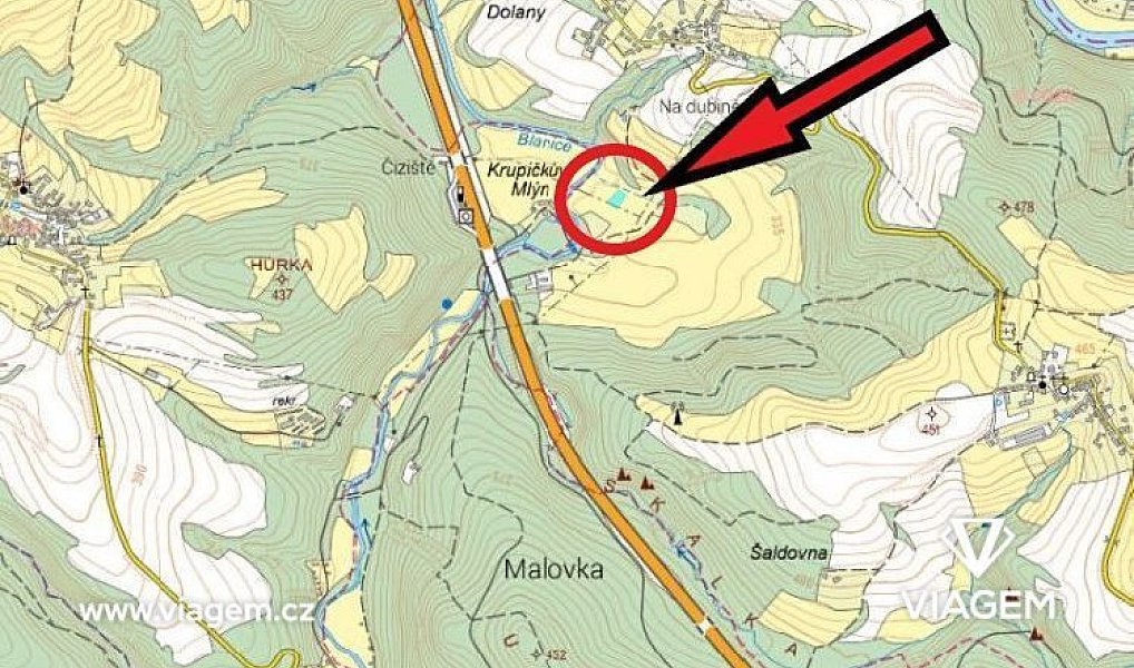 Prodej pole 750 m², Divišov – náhled fotky 4