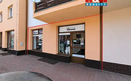 Pronájem obchodních prostor 107 m², U Rendlíku, Pelhřimov