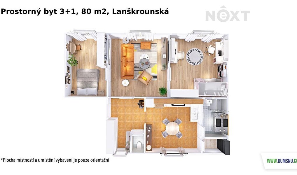 Prodej bytu 3+1 80 m², Moravská Třebová – náhled fotky 6