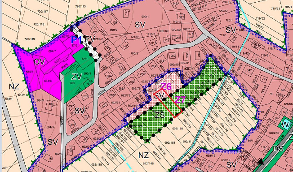 Prodej stavebního pozemku 992 m², Sruby – náhled fotky 2