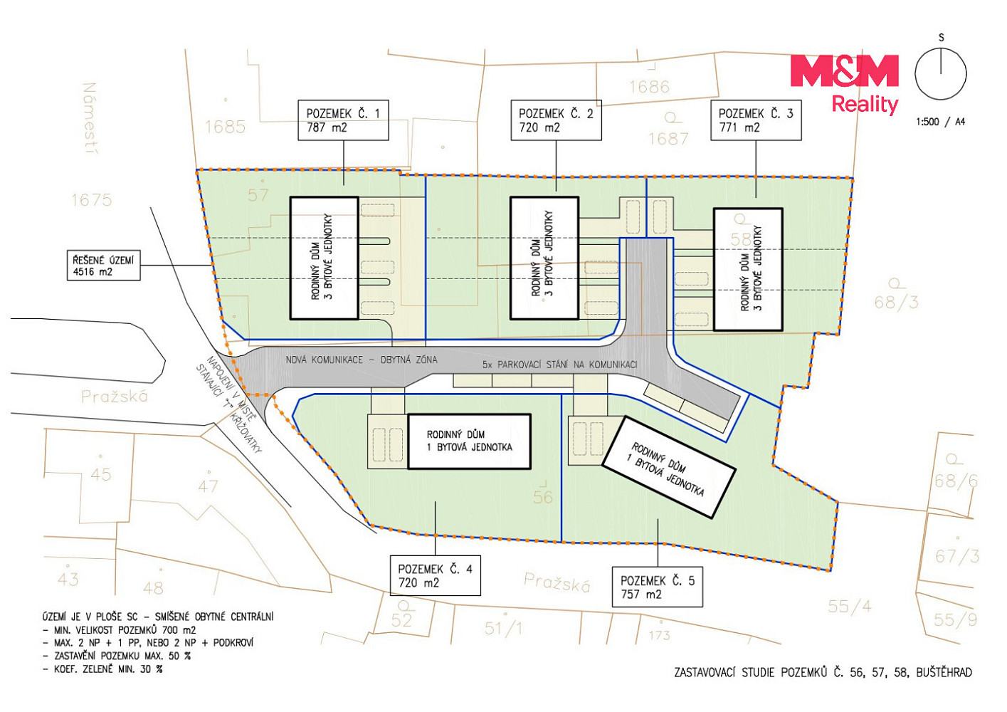 Prodej stavebního pozemku 4 516 m² – fotografie 4