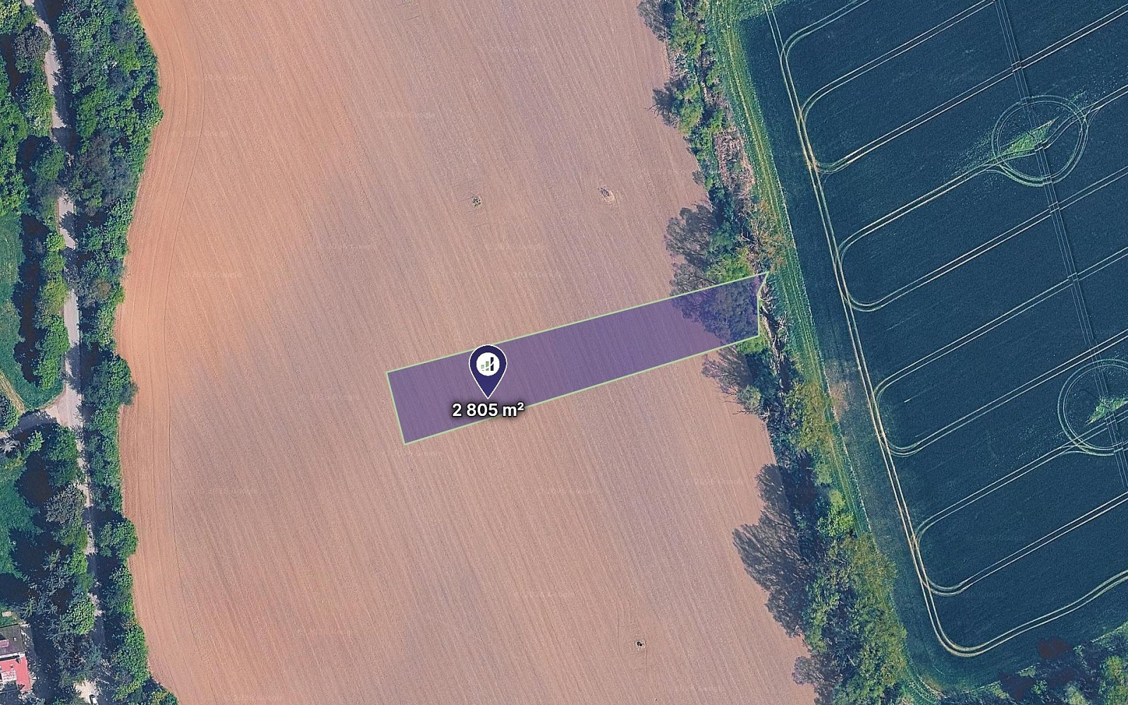 Prodej pole 1 282 m²