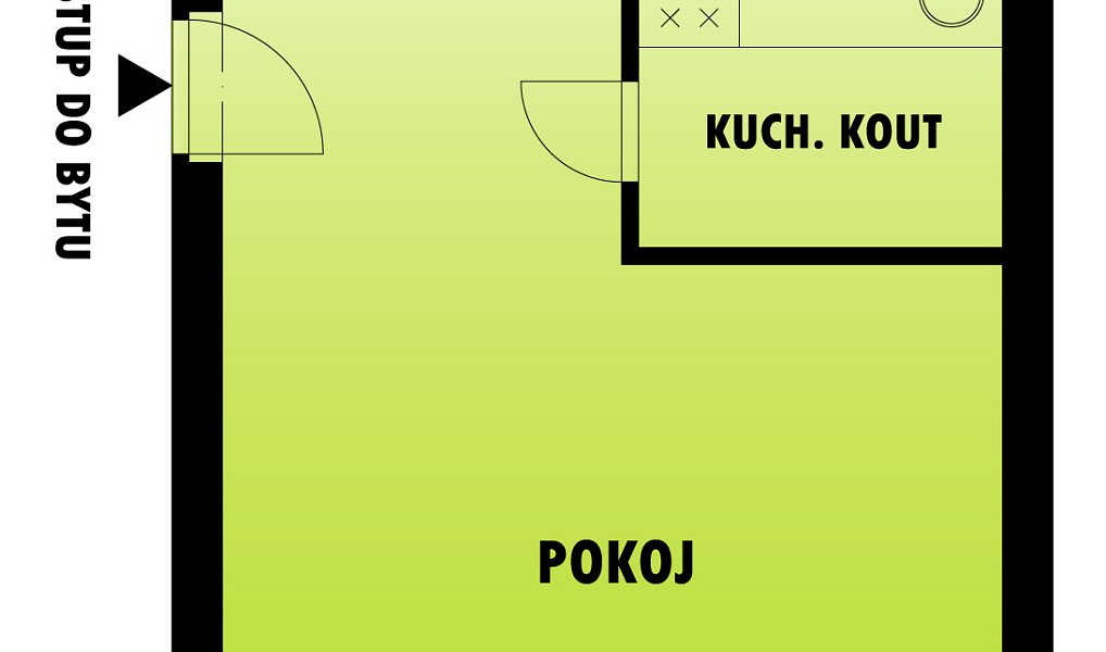 Prodej bytu 1+kk 32 m², Plzeň – náhled fotky 2