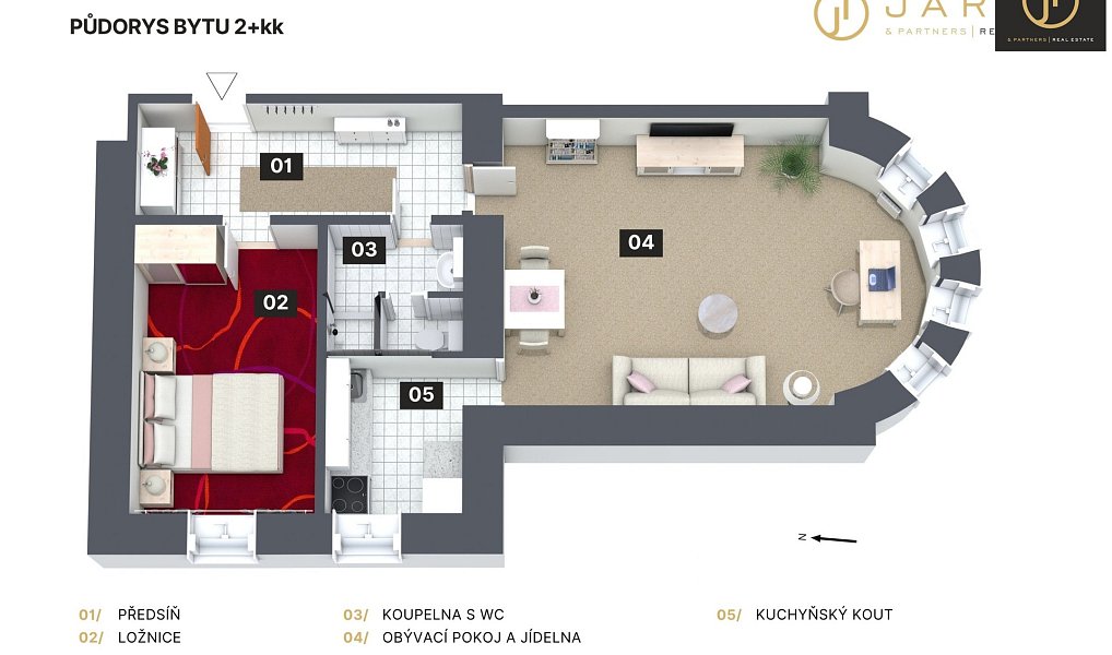 Prodej bytu 2+kk 59 m², Praha – náhled fotky 6