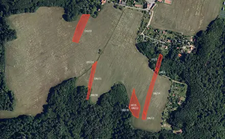 Prodej pole 11 810 m², Blansko - Olešná
