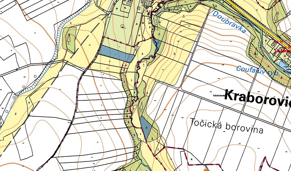 Prodej pozemku 2 461 m², Kraborovice – náhled fotky 3