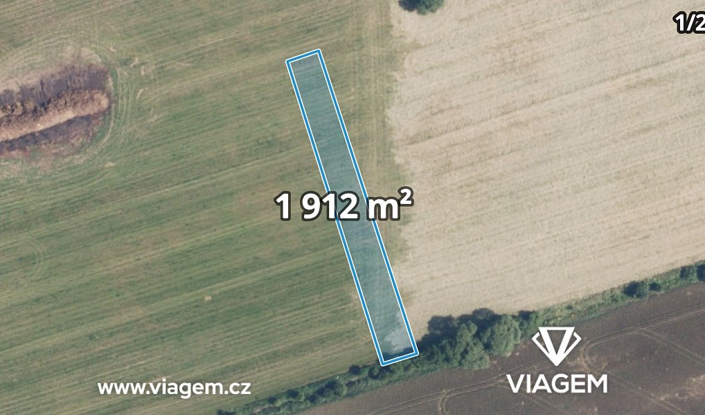 Prodej pole 2 706 m², Zábřeh – náhled fotky 2